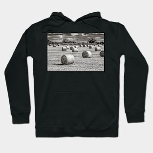 Hay Barrels in a Field Hoodie